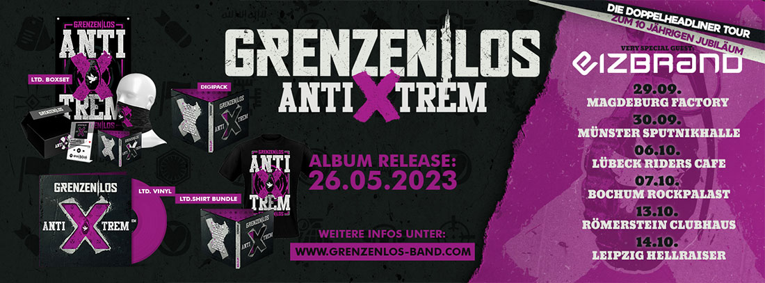 Grenzenlos - AntiXtrem, NEW ALBUM